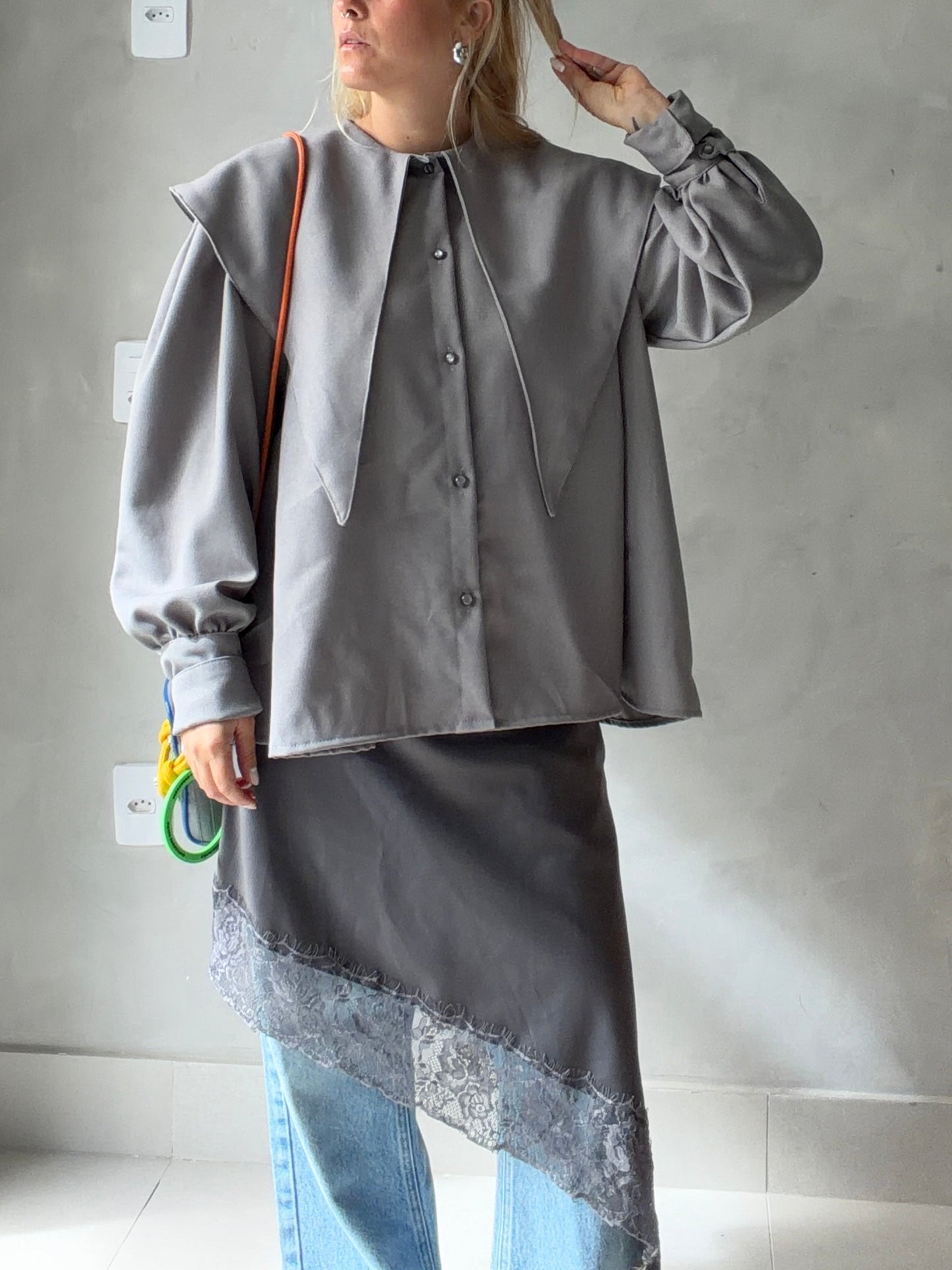 Camisa golão gray