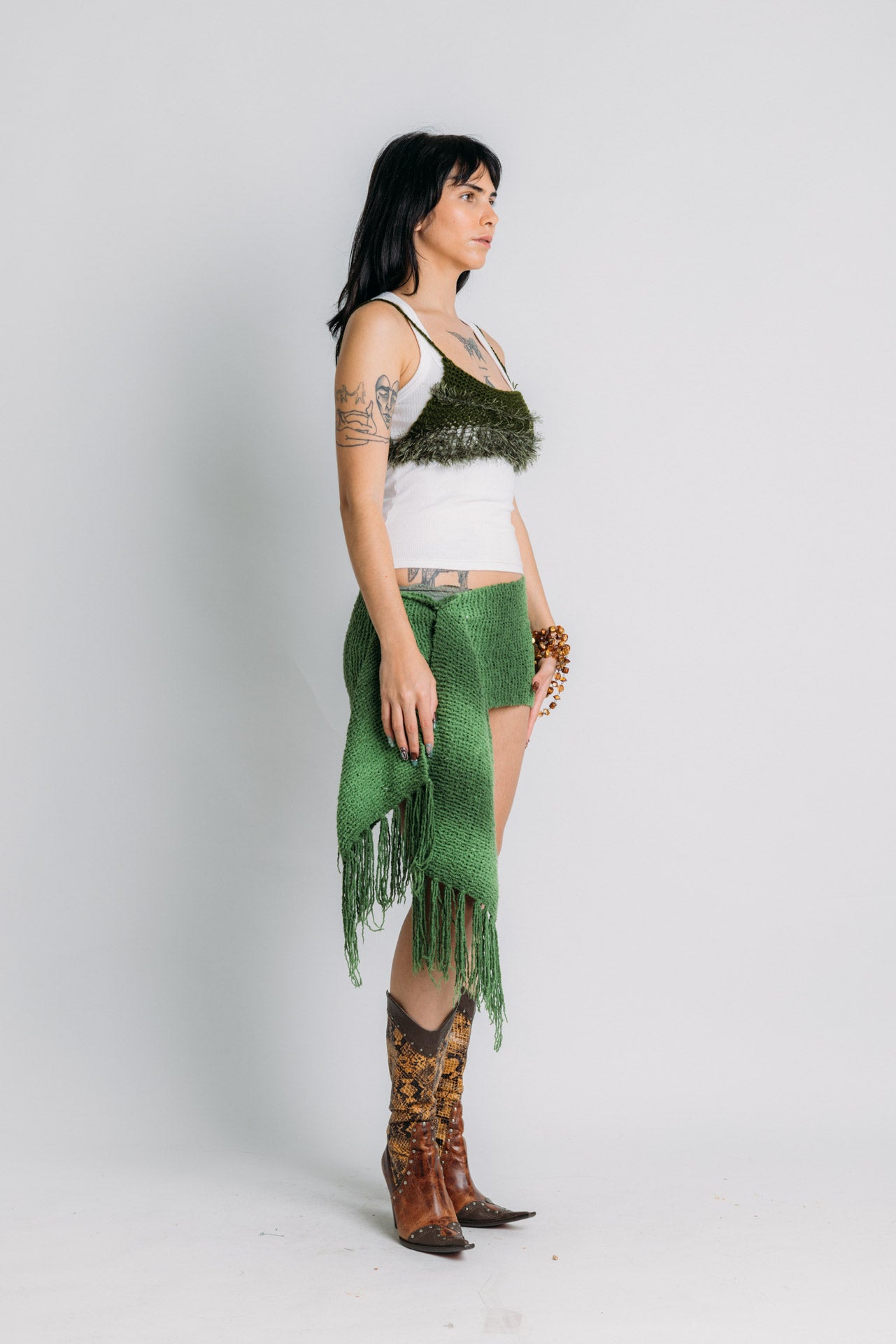 Conjunto Saia e Top Floresta