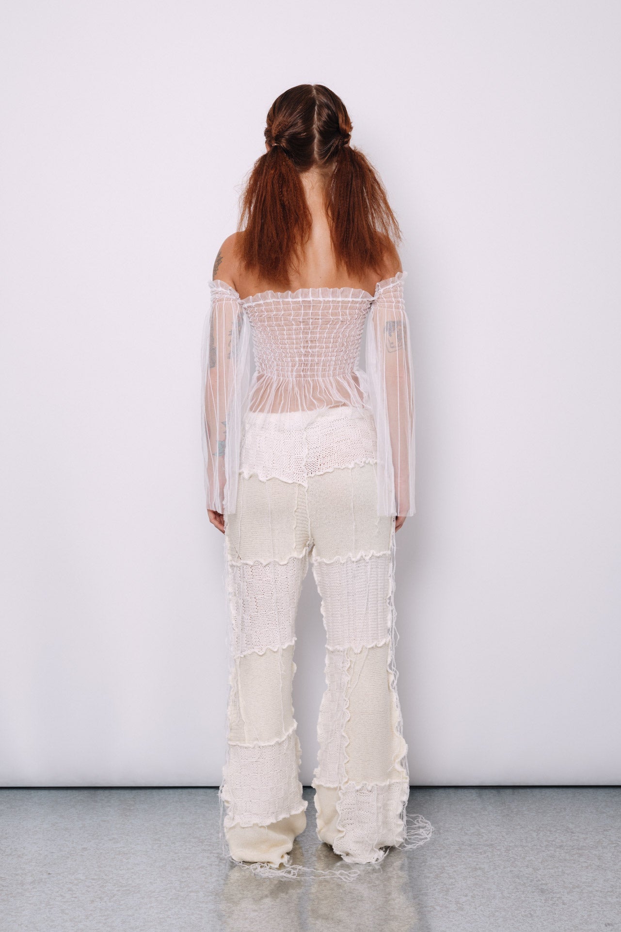 Calça Patchwork Off-white