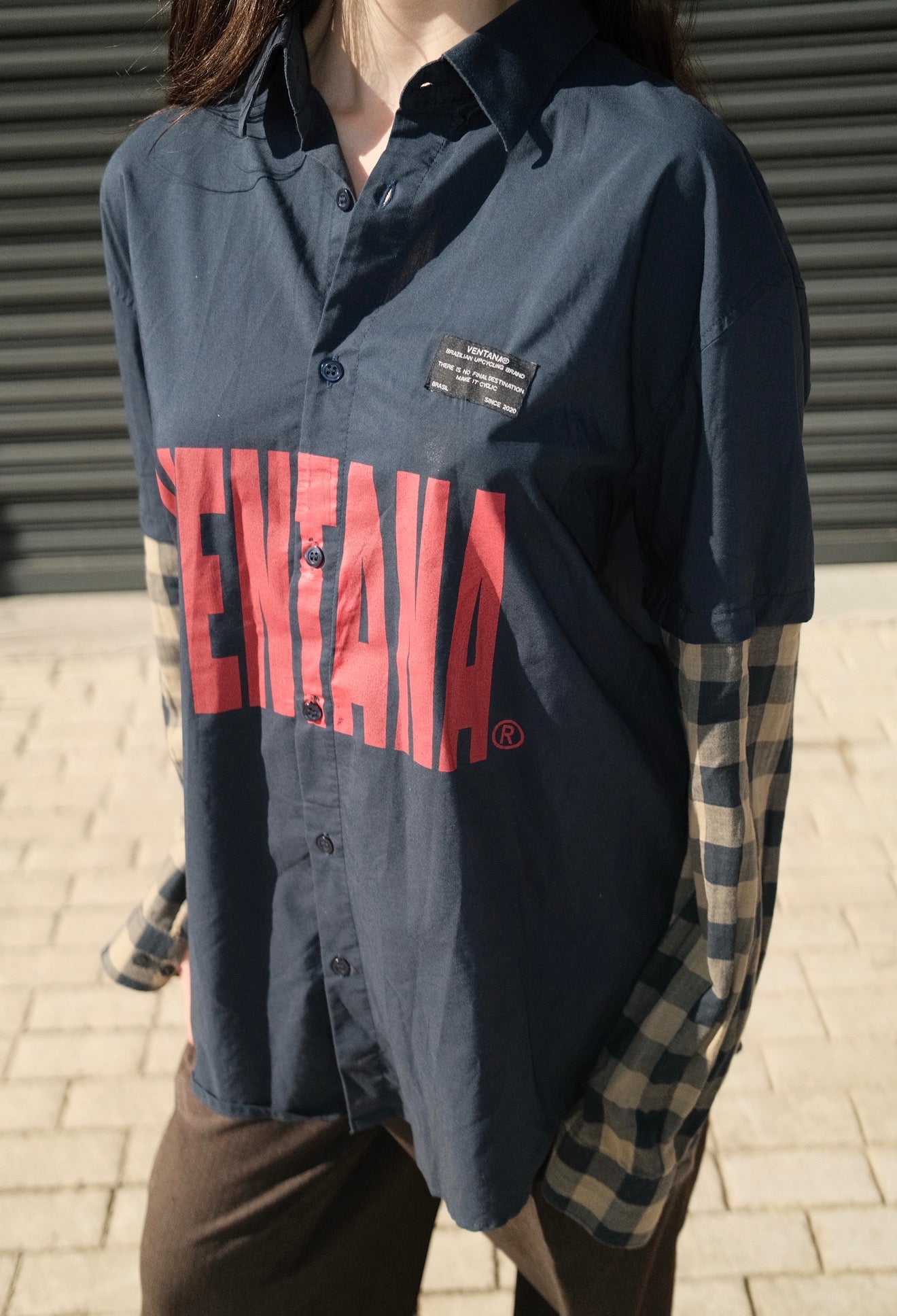 CAMISA VNTA MANGA SOBREPOSTA