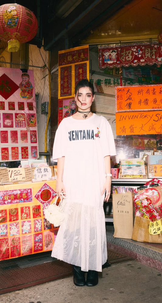 VESTIDO CAMISETA VENTANA