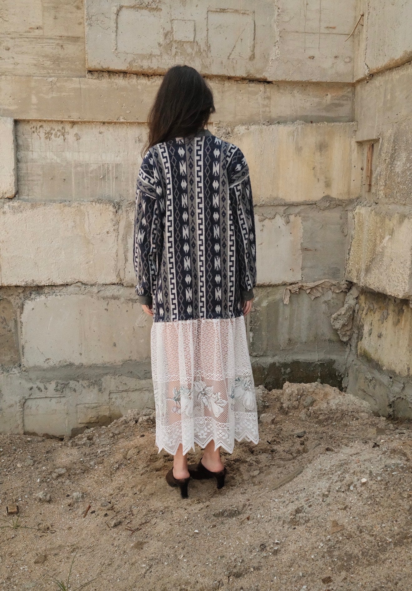 Vestido vovó cortina