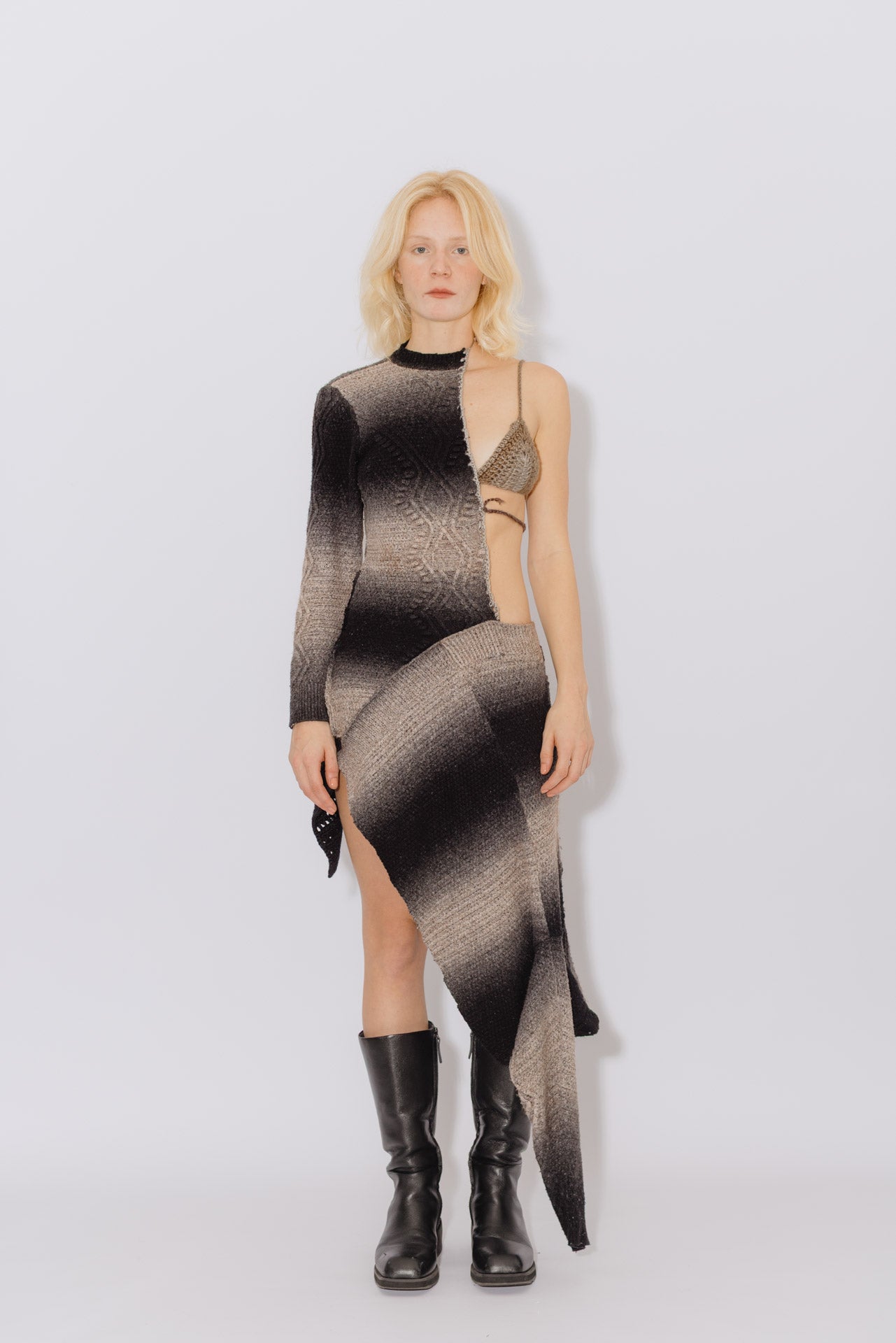 Vestido magas inversas