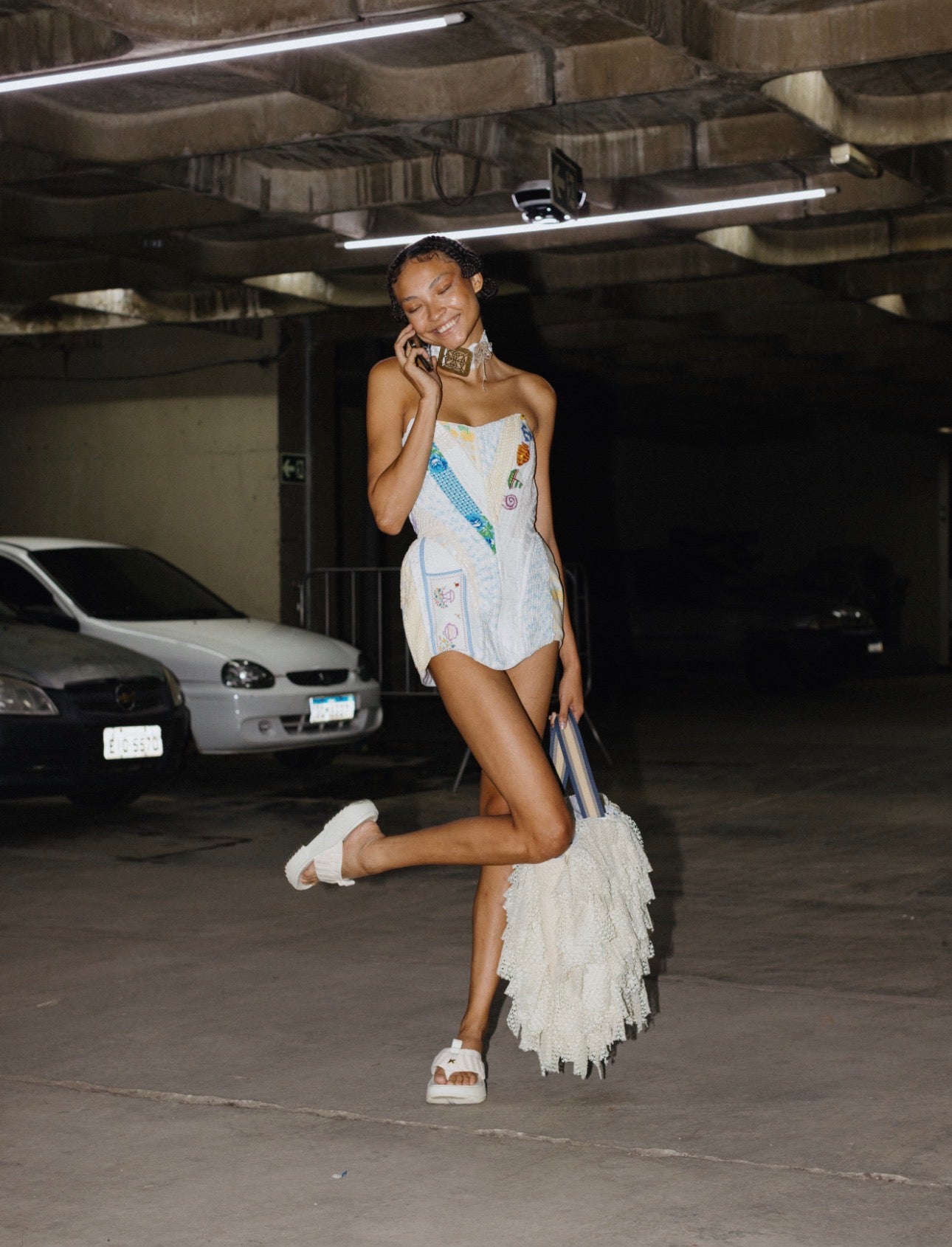 Vestido estruturado eu vim de lá