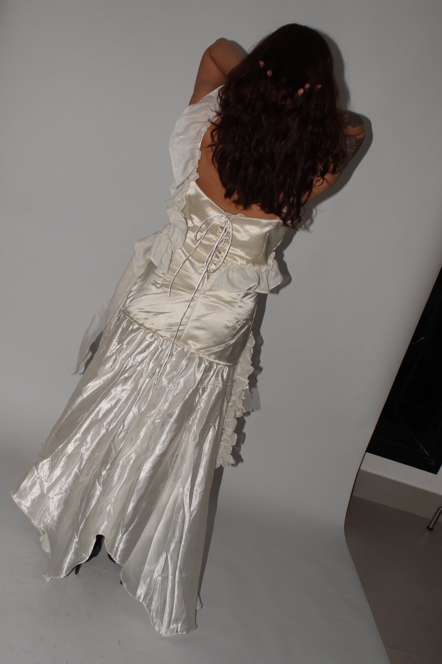 Vestido todos os retalhos juntos