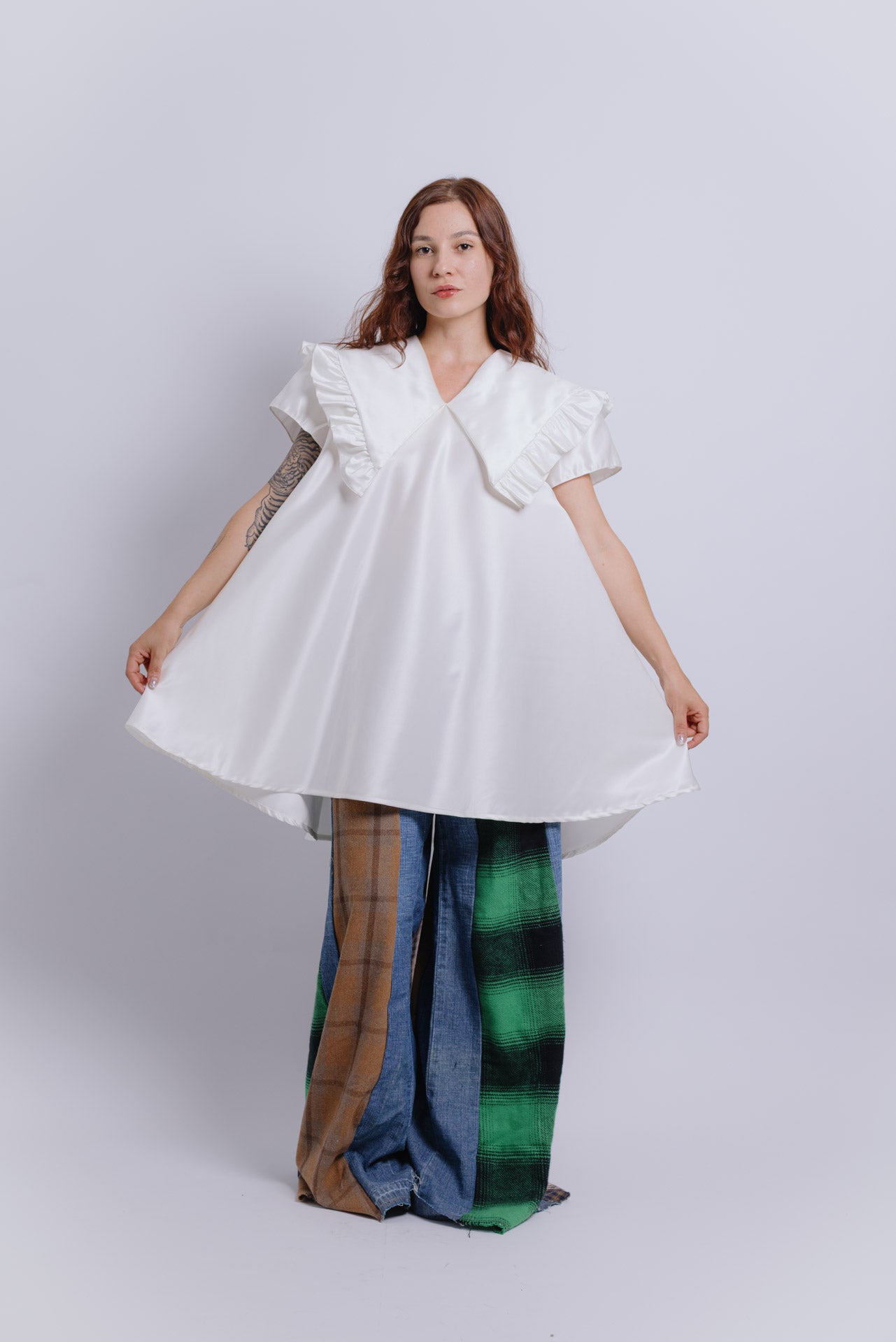 Vestido golão frufru