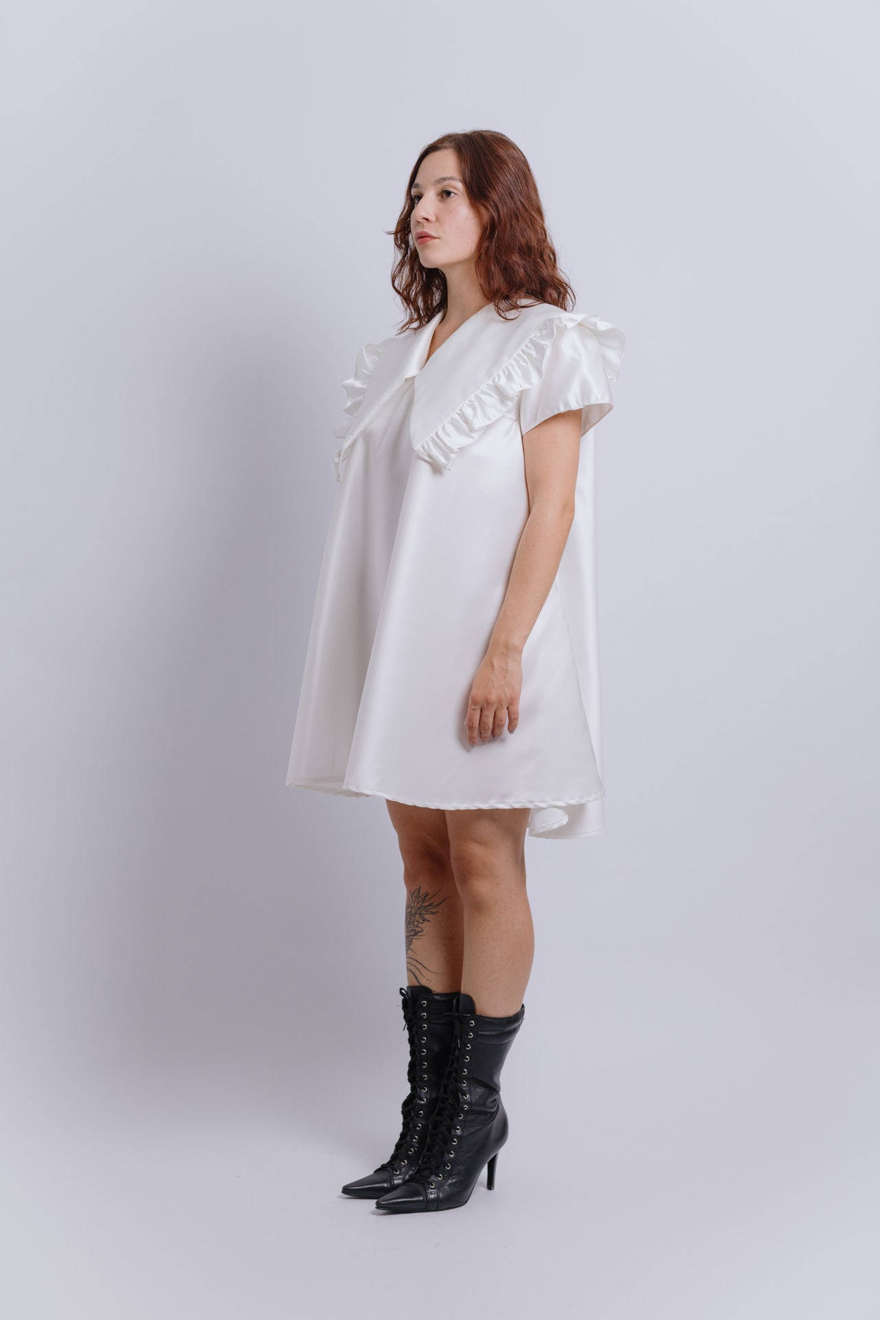 Vestido golão frufru