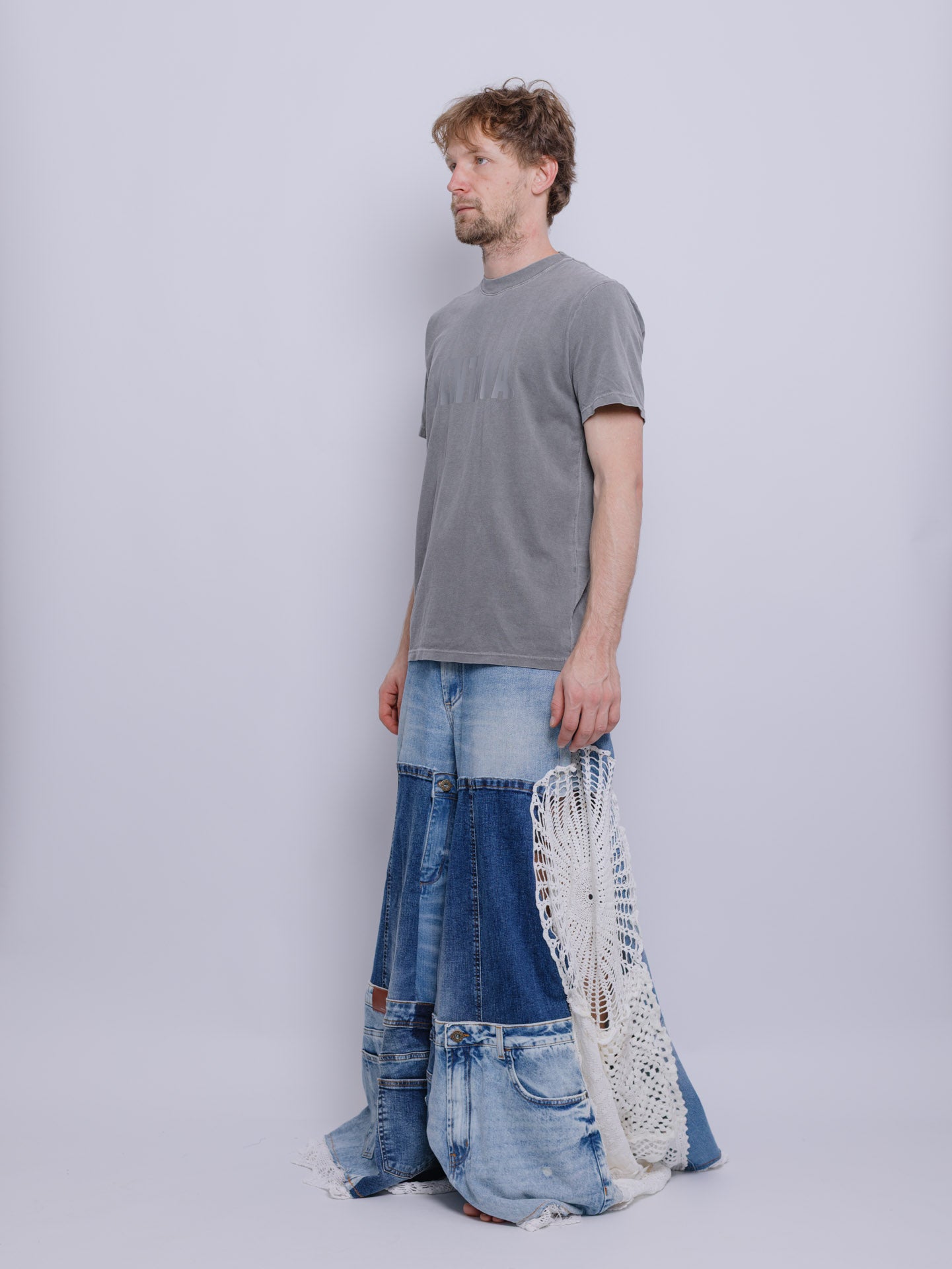 Camiseta Estonada Cinza Ventana®