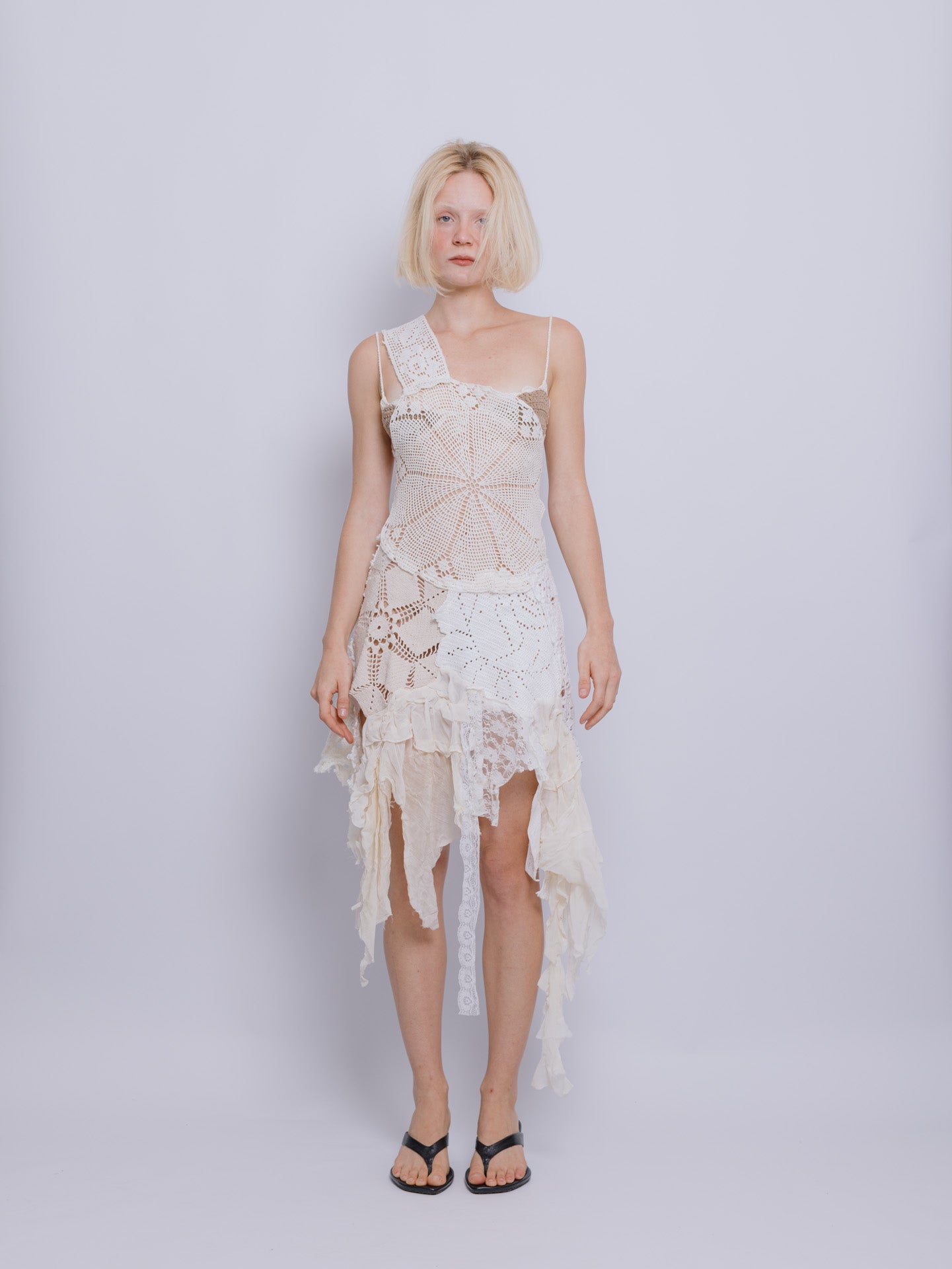 Vestido Crochê Ventana® off 1 + TOP BIQUINI