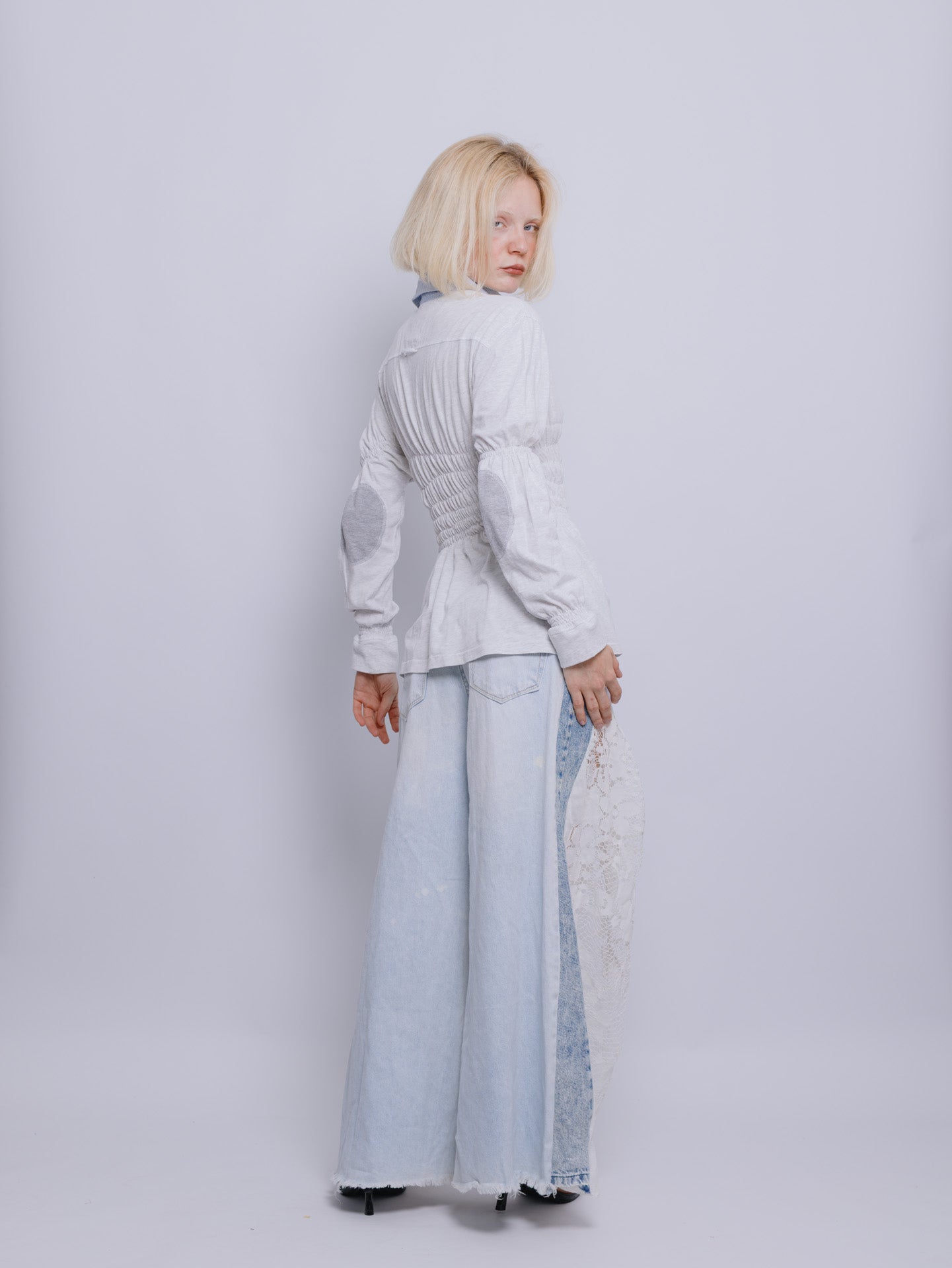 Calça Cortina e Jeans