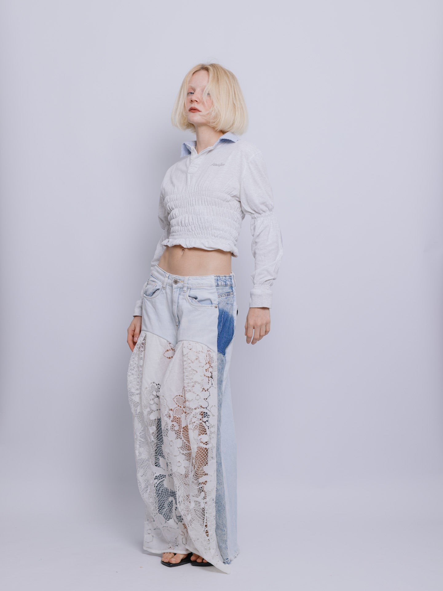 Calça Cortina e Jeans